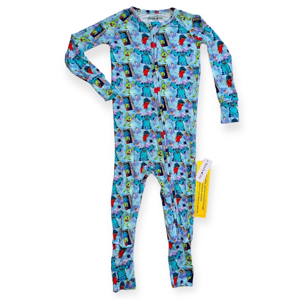 NWT Monster Inc Bamboo Zippy